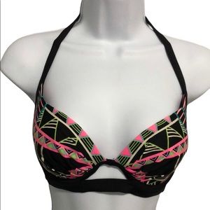 Coco Rave Halter Style Bikini Top Women’s Size L